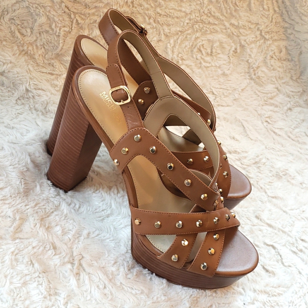 Michael Kors Audrina Platform Sandals 11
